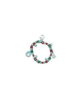 Christmas Holiday Jingle Stretchy Bracelet 7 Inch